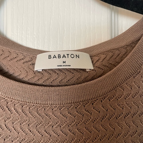 Babaton Pointelle tank. Worn and washed twice. In like new condition - Picture 2 of 4